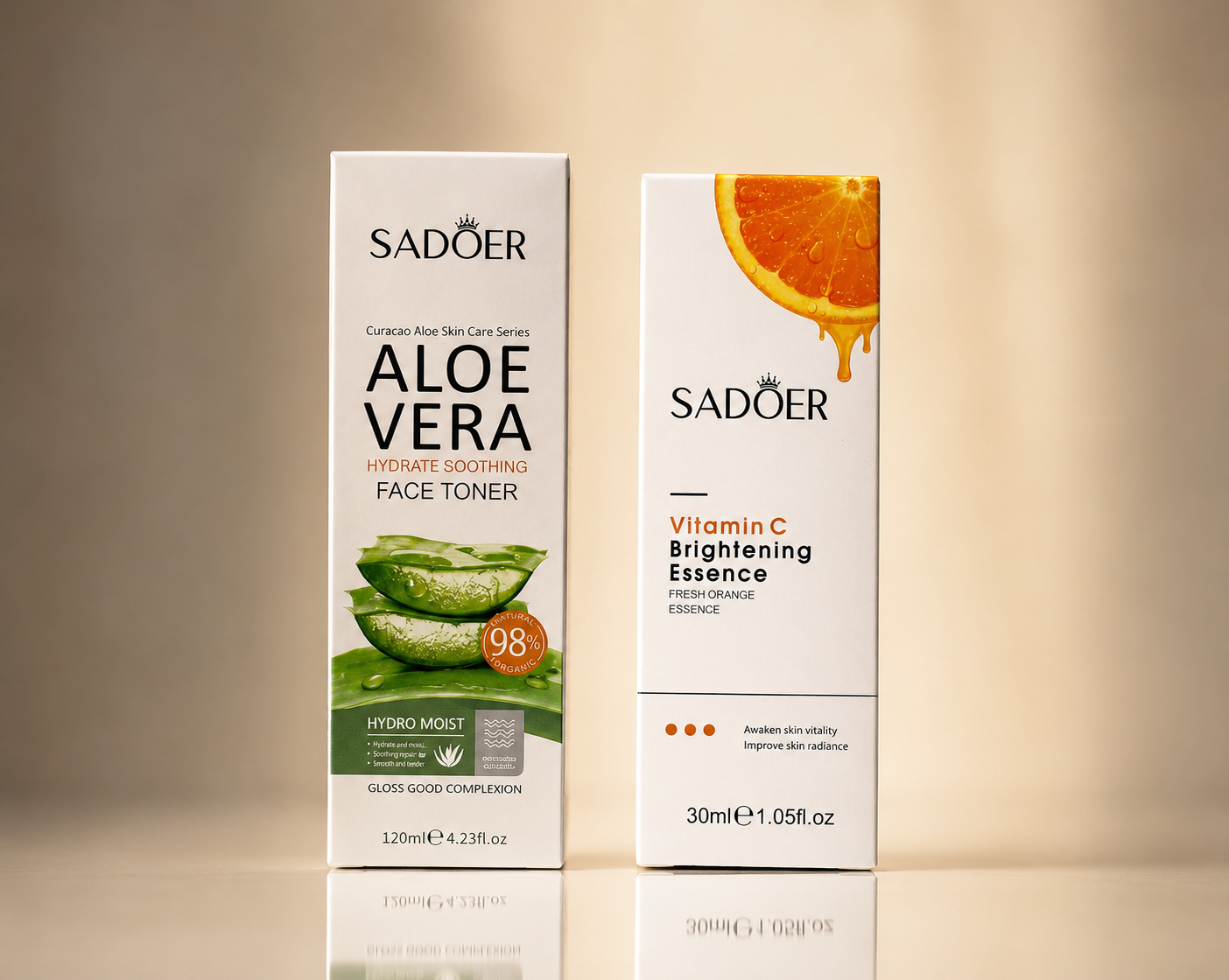 ALOE VERA & VITAMIN C FACIAL CLEANSER SET