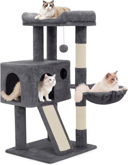 PINK CUTE CAT TREE TOWER FOR INDOOR FAMILY CATS