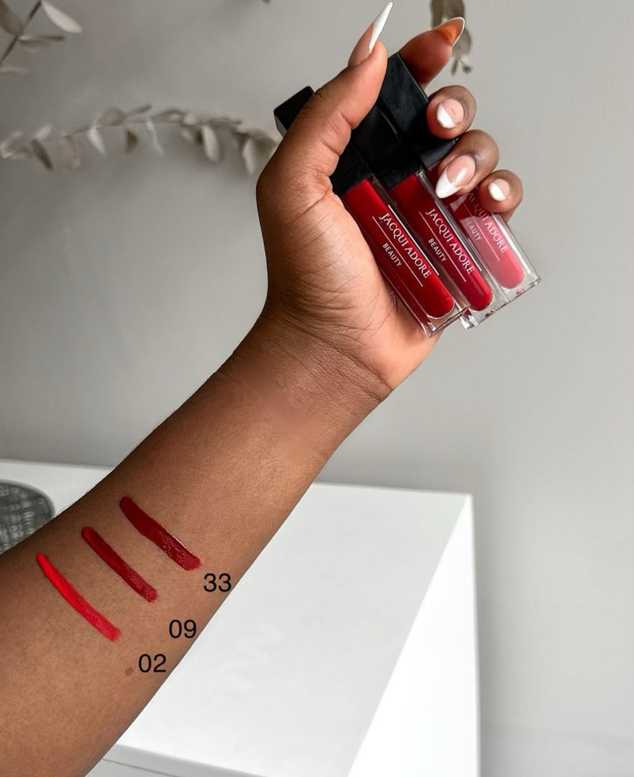 JACQUI ADORE LIP GLOSS WATERPROOF LIQUID LIPSTICK HIGH PIGMENT