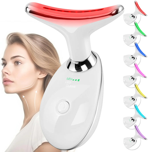 FACIAL MASSAGER LED LIGHT THERAPY